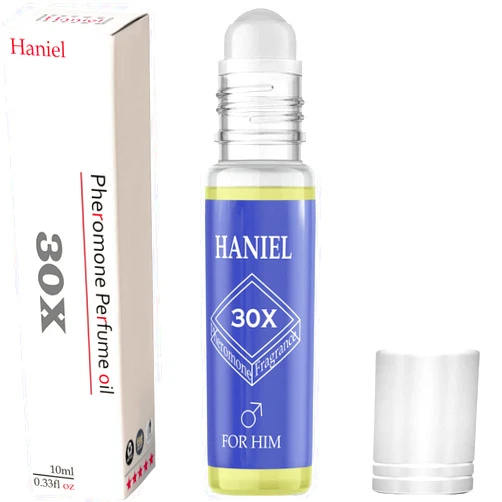 Haniel Roll on Woody Aromatic Pheromone Perfume Oil For Men, Mens Cologne, Pheromone Cologne for Men, Pheromones for Men, Feromonas Para Atraer Mujer, Good Scent To Hold Attention,Roll on Model Intense Sensuality Masculinity
