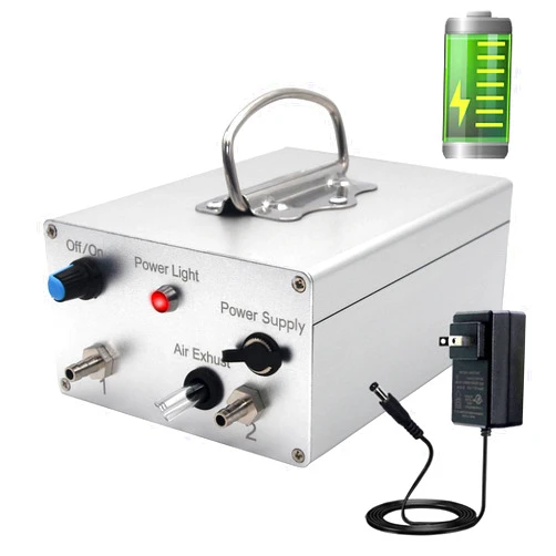 Hantop Pulsating Vacuum Pump Compatible with Hantop Milking Machine (Battery Pump (Adjustable))