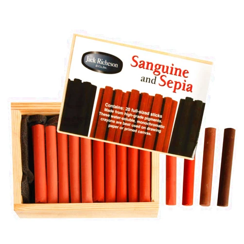 Jack Richeson 19411 Yarka Sanguine & Sepia Box Set