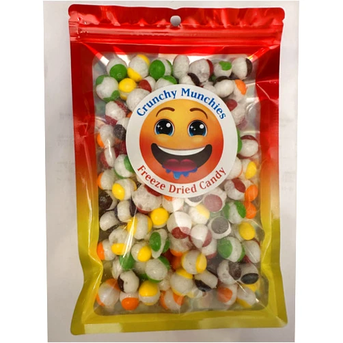 Crunchy munchies Freeze Dried Skittles - Freeze Dried Candy - Gem State Food's Freeze Dried Skiddles (Original Mix, 7oz - Fruit Flavored Crunchy Candy - Freeze Dry Candy