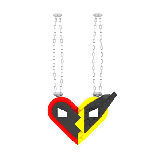 CYSNATU Superhero Necklace pendant Building Block Set Best Friend pendant Great Gift for Fans (81 Pcs)