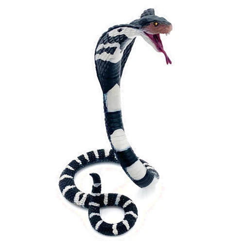 Higherbros Snake Toys Scary Prank Cobra Animal Figures Gag Gifts Halloween Decorations for Children's Animal Figurines Toys for Home and Garden Decorating