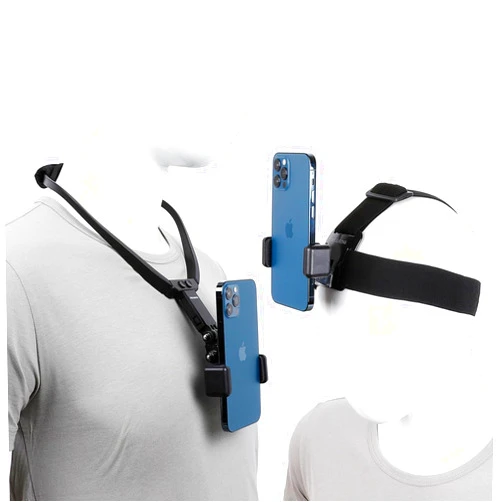 Pellking POV/Vlog Smartphone Head Strap Mount Selfie Neck Holder Mount Kit,Compatible with iPhone Samsung Smartphones,Hero 9, 8, 7, 6, 5, 4, 3, 2, 1, DJI Osmo Action…