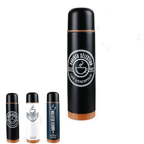 CMP IBERICA Saveur & dégustation Botella isotérmica de Transporte Thermos 450 ML al vacío 25 x 7 cm Color Aleatorio