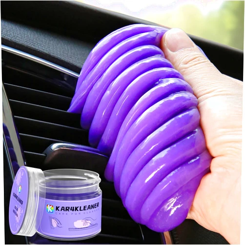 KAR4KLEANER Car Cleaning Gel Detailing Putty Kit Slime Car Interior Cleaner Dust Auto Detailing Tool Car Accessories Purple