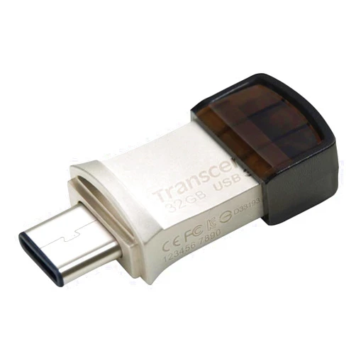 Transcend TS32GJF890S 32GB Jetflash 890, Silver Plating