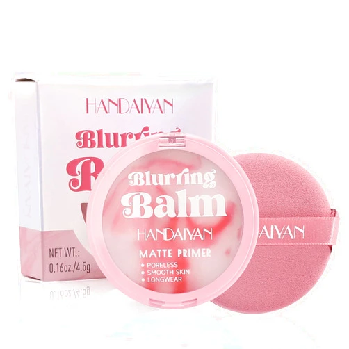 DEERWIN Translucent Blurring Balm Matte Primer - Deerwin Lightweight Invisible Pores Setting Makeup Powder Poreless Beauty Balm for All Skin Types