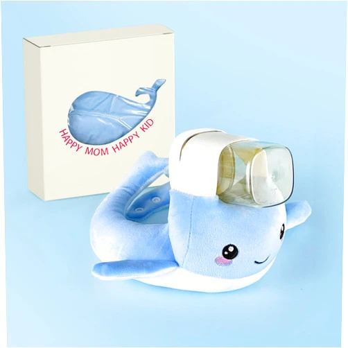 YURRLFUA Baby Bottle Holder,Bottle Holder for Baby,Baby Bottle Holder Hands Free,Self Feeding Infant Bottle Propper,Twin Baby Feeding Pillow,Newborn Essentials（Baby Blue）