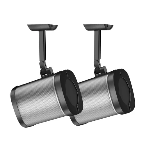 notiela Speaker Wall Mount and Ceiling Mount for Sonos One, One SL, Play 1 - Swivel & Tilt Adjustable Mounting Brackets for Sonos One, One SL, Play:1 Speaker Mounts, 2 Pack, Black