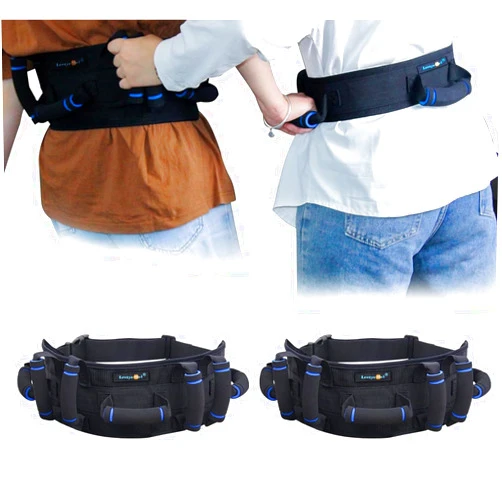 Leetye Mei Gait Belts Transfer Belt for Seniors, Gate Belt for Elderly Lift Belts Quick Release Buckle, Medical Nursing Safety Patient Assist - Bariatric, Elderly, Physical Therapy (2 PCS)