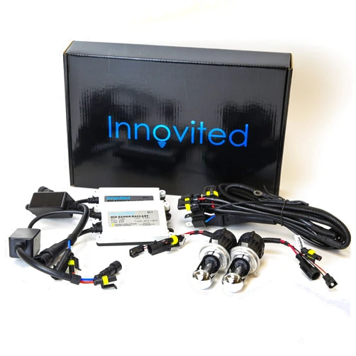 Innovited H4-3 9003 6000K Bi xenon HI/LO Xenon Bulb x 1 pair bundle with 2 x 55W Platinum Digital Ballast (Diamond White)