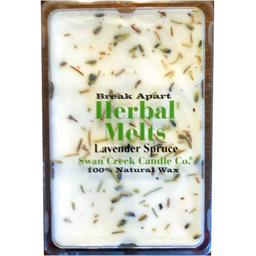 Swan Creek Candle Lavender Spruce Swan Creek Candle Co Herbal Drizzle Melts