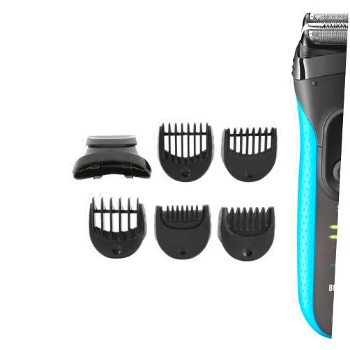 Ciciglow Electric Shaver Trimmer Head for Braun Series 3, Electric Razor Head with 5 x Comb 1/2/3/5/7mm, Replacement Shaver Head