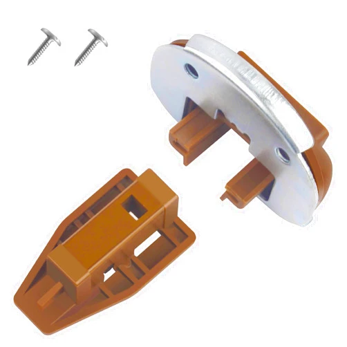 YOBME Replacement Drawer Guide Kit of 1 Sets Enhanced Commercial Style, Drawer Stop with Roller Model #168