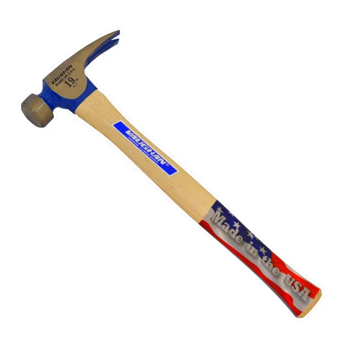 VAUGHAN CF2P California Framer Hammer, 19 oz Smooth, Nail Starter, Made In The USA, VN11601