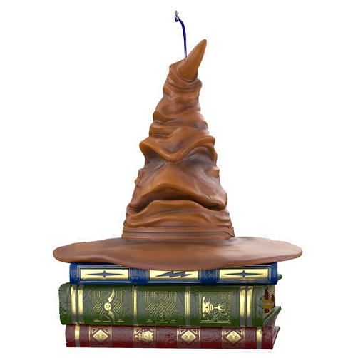 Hallmark Keepsake Christmas Ornament, Harry Potter Sorting Hat, Halloween Ornament with Sound and Motion