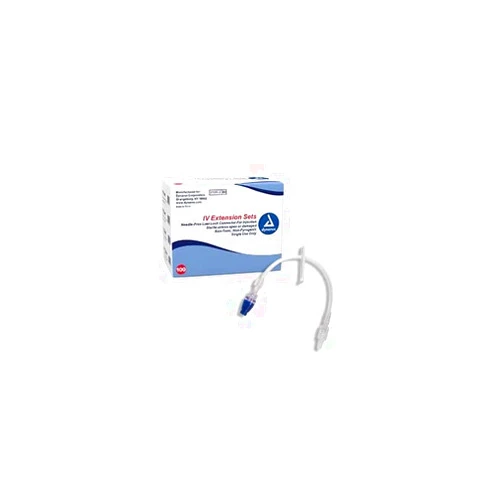 Dynarex 7060 IV Extension Set with NeedleFRee Ll Connector, 6