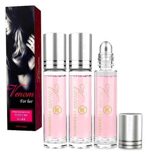 Xing Chen Hai Yang 3Pcs Lunex Phero Perfume,pheromones perfumes for women,Roll On Perfume, Portable Perfume Long Lasting Female