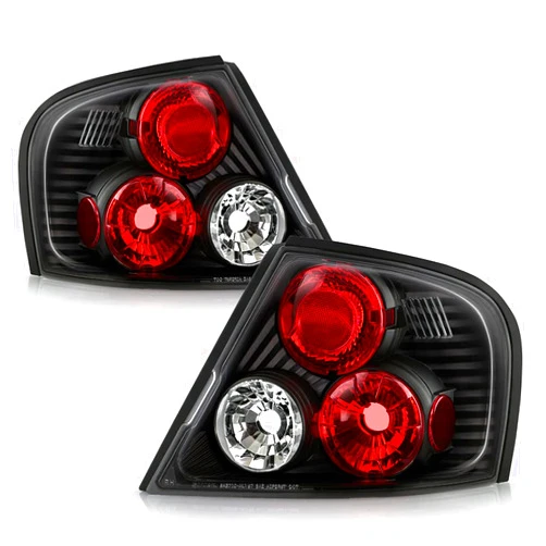 ACANII - Replacement for Nissan Altima1998 1999 2000 2001 Black Rear Tail Lights Brake Lamps Assembly Replacement Pair Left+Right