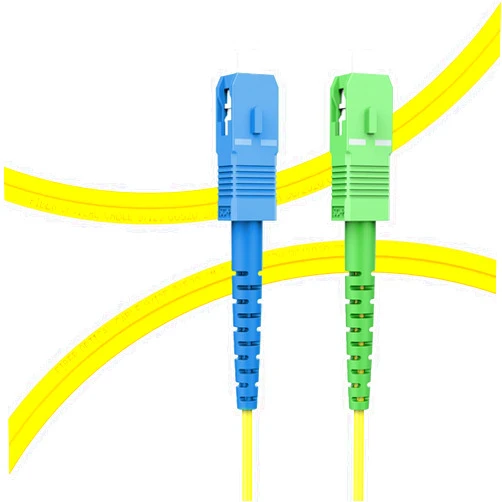 FLYPROFiber OS2 SC/UPC to SC/APC Fiber Optic Cable 1M/3ft, Single Mode Fiber Patch Cable, Simplex, Length Option:0.5m-10m 9/125um OS1/OS2 Compatible Yellow LSZH OD-2.0mm 1M(3ft)