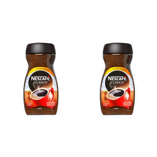 NESCAFE CLASICO Dark Roast Instant Coffee 10.5 oz. Jar (Pack of 2)