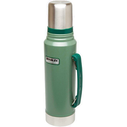 Stanley Classic Vacuum Insulated Wide Mouth Bottle - BPA-Free 18/8 Stainless Steel Thermos for Cold & Hot Beverages – Keeps Liquid Hot or Cold for Up to 24 Hours