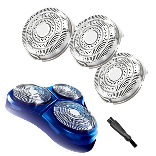 Evergreen Luxe HQ9 Replacement Heads Shaving Blades Compatible with Philips Norelco Electric Shaver Razor Triple Track Head SpeedXL HQ9080 HQ9070 HQ8240/8260 PT920 8140XL 8150XL 8160XL 8170XL