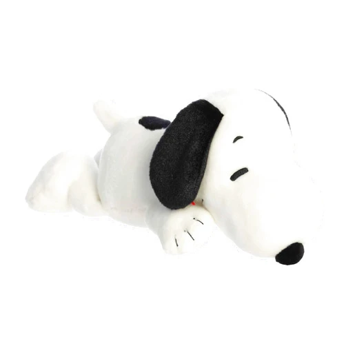 Aurora® Timeless Peanuts® Snoopy Stuffed Animal - Classic Characters - Lasting Memories - Laying 11.5 Inches