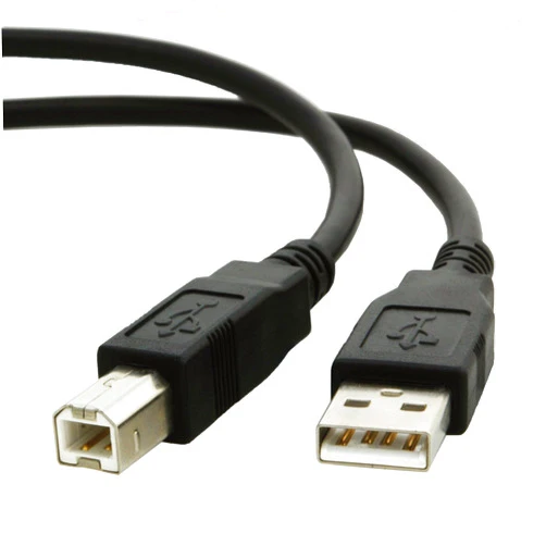 Importer520 Black 15 ft Hi-Speed USB 2.0 Printer Scanner Cable Type A Male to Type B Male For HP Canon, Lexmark, Epson