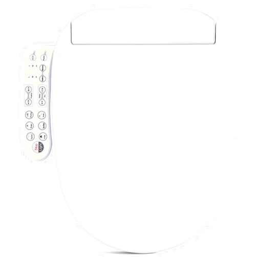 Aquonderful Elongated Smart Bidet Toilet Seat, Electric Smart Heated Seat with Slow Closes, Warm Water, Dryer, Vortex Wash, Rear and Front Wash, Night Light, White, 208 (Elongated)