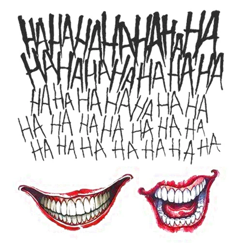 Rubies Rubie's Costume Co. Men's Suicide Squad Joker Tattoo Kit
