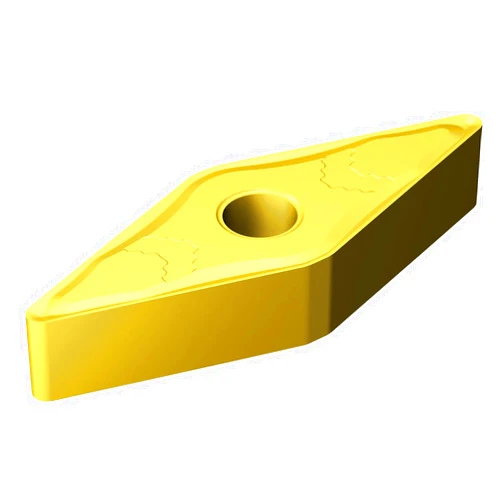 Sandvik Coromant, VNMG 333-MMC 2025, T-Max P Insert for Turning, Carbide, Diamond 35°, Neutral Cut, 2025 Grade, Ti(C,N)+Al2O3+TiN (Pack of 10)