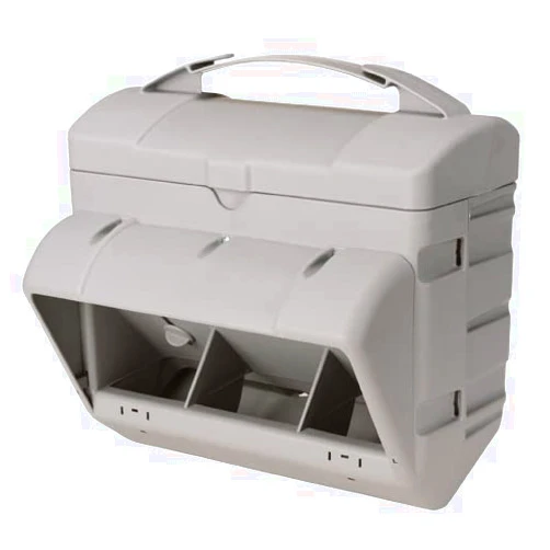 Premier 1 Supplies Wise Cage Poultry Feeder - 10 lb (Gray)