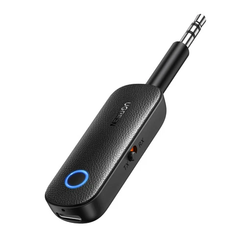 UGREEN Bluetooth Transmitter Receiver for 2 AirPods or BT Devices, Bluetooth Wireless Transmitter for Headphones, 3.5mm Aux Audio Jack Adapter for in-Flight TV Car Home Stereo System