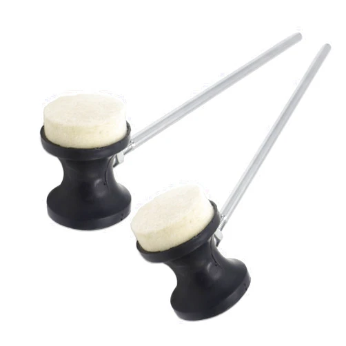 CashBeat Double Sided Bass Drum Pedal Beater with Felt Head, Stainless Steel Handle Drum Pedals Beater Giving You Powerful and Versatile Sounds for Your Drums