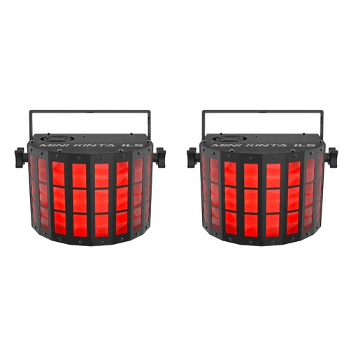 Audiosavings Bundle: (2) Chauvet DJ Mini Kinta ILS RGBW LED Party/Stage Effect Light D-Fi USB/DMX