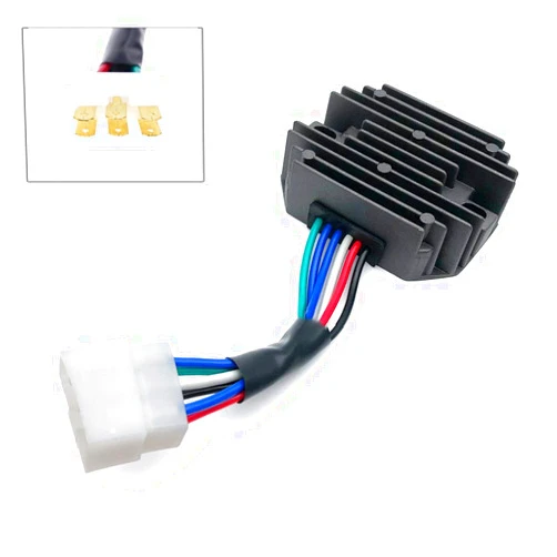 DSparts Voltage Regulator Rectifier Replacement 435-180 for JOHN DEERE 240 245 265 Lawn Tractor 345 F525 F735 Gx345 Lx176 X495 X575 X700 X720 Cs Cx Ts Gator AM108848 AM126304 M70121 M97348 14029