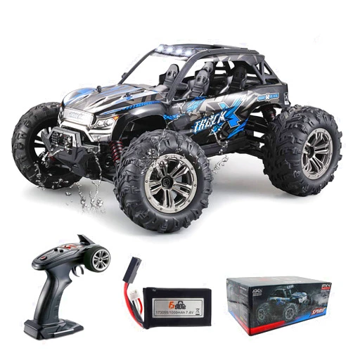 Fistone RC Truck 1/16 High Speed Racing Car, 24MPH 4WD Off-Road Waterproof Vehicle 2.4Ghz Radio Remote Control Monster Truck Dune Buggy Hobby Toys for Kids and Adults
