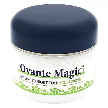 Ovante Magic Enhanced Moisturizing Night Cream For Demodex, Rosacea, Acne Prone Skin with Tea Tree Oil, Peptides, Vitamins, Hyaluronic acid - 2.0 OZ
