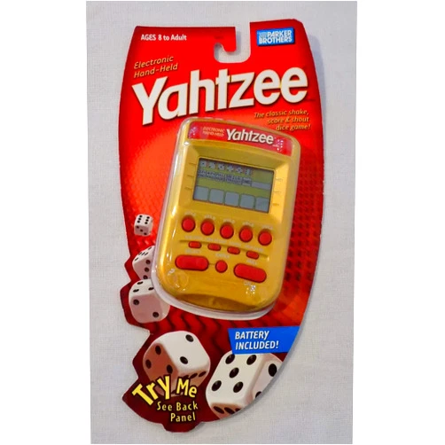 Hasbro Yahtzee Electronic Hand-held [Gold]