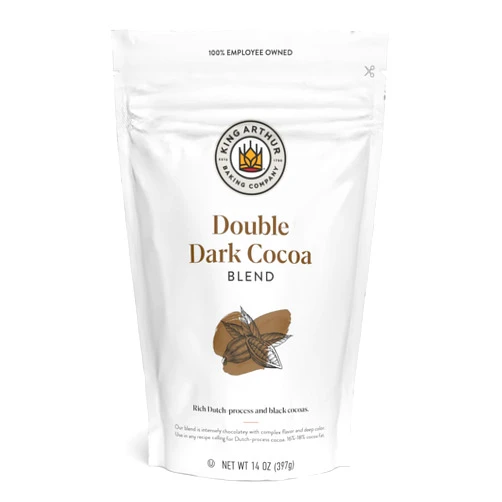 King Arthur Double Dark Cocoa Powder Blend, Perfect for Baking, 14oz
