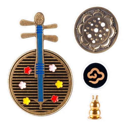 Joi-Fun Mini Incense Holder Set, Incense Burner for Stick, Cones or Coil Incense with Ash Catcher, Incense Stand for Meditation Yoga Spa Room Home Living Room Office Desk Decor (1)