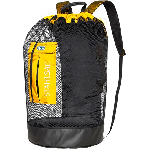 Stahlsac Bonaire Mesh Backpack: Big 142L size, ideal for dive gear, dry pockets