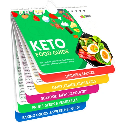 Momo & Nashi Keto Cheat Sheets Magnets Booklet - Keto Cookbook Meal Plan - Keto Diet Book for Beginners Over 60 - Keto Food Book Magnetic Chart - Weight Loss Low Carb Ketogenic Diet - Keto Food List Charts