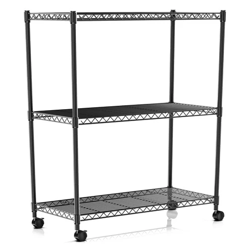 Simple Deluxe 3-Tier Storage Shelves, 750 Lbs Loading Capacity, 24.02
