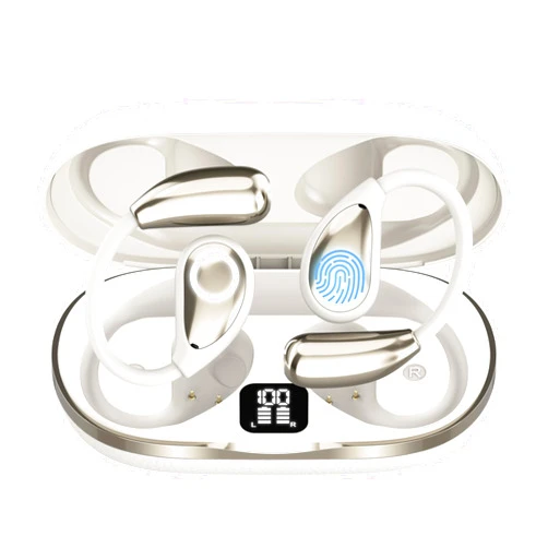 Diujzld AI Language Translator Earbuds, OWS Real-Time 3-in-1 Translation Earbuds 144 Languages & Accents, Translation Device for Travel Business Learning（Milky White）
