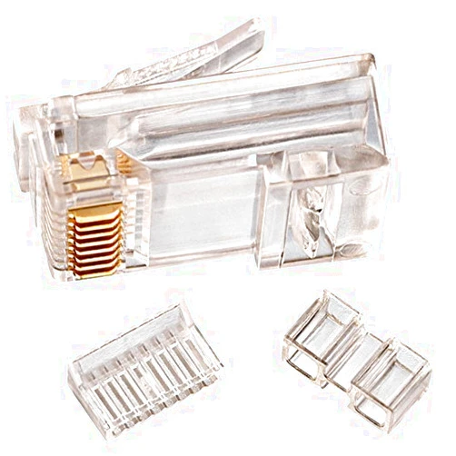 POLI Bright IDEAL 85-366 CAT-6 RJ45 Mod Plug Card of 25