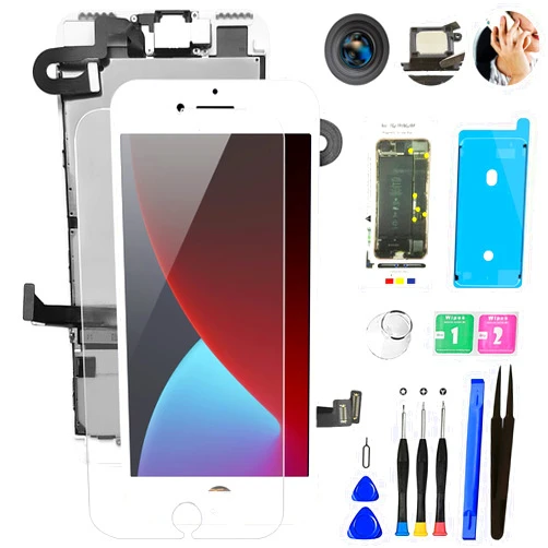 Mobkitfp for iPhone 7 Plus Screen Replacement White,Mobkitfp 5.5