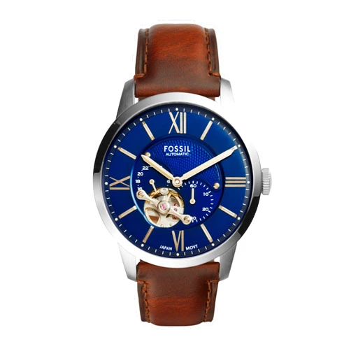 Fossil Men's Watch, Townsman Automatic Stainless Steel Watch for Men