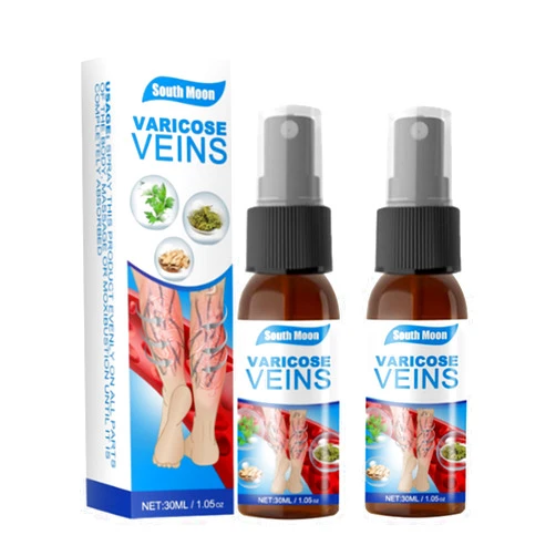 OUKPANE 2pcs Veinhealing Varicose Veins Treatment Spray, Veinhealing Varicose Veins Spray, Vein Healing Varicose Veins Treatment Spray for Legs, Varicose Veins Miracle Spray (30ml)